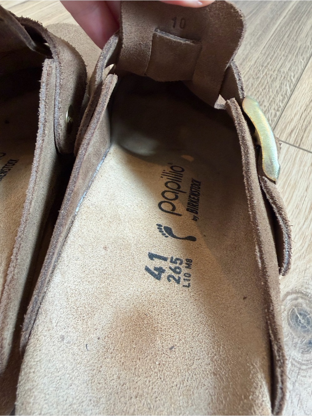 Birkenstock Papillio Clog “Fanny” in dark tea. Women’s size 10 / 41 - Picture 9 of 11